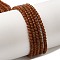 Synthetic Goldstone Beads Strands, Round, 2~2.5mm, Hole: 0.5mm, about 170~220pcs/strand, 15.16~15.75''(38.5~40cm)