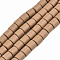 Handmade Polymer Clay Bead Strands, Column, Camel, 6.5x6mm, Hole: 1.2mm, about 61pcs/strand, 15.75 inch(40cm)