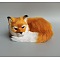 Faux Fur Simulation Fox Ornaments, Pretending Prop Decorations, Peru, 80x190mm