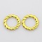 Alloy Linking Rings, Circle Frames, Cadmium Free & Lead Free, Golden, 19x2mm