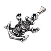 304 Stainless Steel Big Pendants STAS-P367-01AS-2