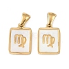 Constellations Natural White Shell Pendants STAS-M338-01L-G-1