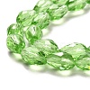 Glass Beads Strands X-EGLA-E010-8x12mm-14-3