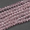 Glass Beads Strands EGLA-J042-4mm-19-2