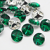 Taiwan Acrylic Rhinestone Buttons BUTT-F020-25mm-06-1