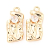 Brass Pendants KK-E090-13G-1