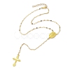 Alloy Cross Pendant Necklaces for Women NJEW-JN04799-4
