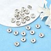 Brass Grade B Rhinestone Spacer Beads RSB038-B01-3