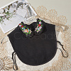 Detachable Polyester Embroidered Flower Collar AJEW-WH20006-242B-3
