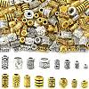 160Pcs 16 Styles Tibetan Style Zinc Alloy Beads TIBEB-YW00010-41-1