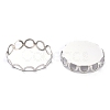 Non-Tarnish 304 Stainless Steel Cabochon Settings STAS-Y001-09E-P-3
