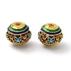 Alloy Enamel Beads ENAM-B001-08L-02-2