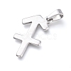 Non-Tarnish 304 Stainless Steel Pendants STAS-L210-06J-P-1