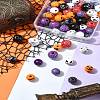 Printed Wood European Beads WOOD-FS0001-30-9