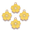 Alloy Enamel Pendants X-ENAM-S121-115L-1