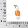 Alloy with Enamel Pendants AL-CBAE186-01G-05-3