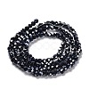 Electroplate Opaque Glass Beads Strands EGLA-A035-P3mm-A18-2