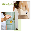 4Pcs Bees Cotton Keychains HJEW-FH00296-5