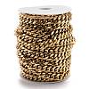 304 Stainless Steel Cuban Link Chain STAS-B019-02D-G-3