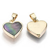 Natural Black Lip Shell Charms KK-R112-001-NF-2