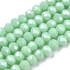 Electroplate Glass Beads Strands X-EGLA-A034-P3mm-A20-1