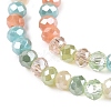 Electroplate Glass Beads Strands X-GLAA-T023-A16-07-3