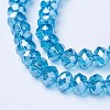 Electroplate Glass Beads Strands EGLA-A034-T10mm-A13-3