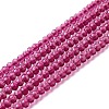Transparent Glass Beads Strands X-GLAA-C019-01B-02-1