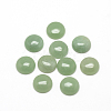 Natural Green Aventurine Cabochons X-G-R416-8mm-43-1
