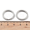 Non-Tarnish 304 Stainless Steel Split Key Rings STAS-Q314-01D-P-3