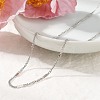 2MM 304 Stainless Steel Curb Chain Necklaces NJEW-T016-13P-3
