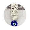 Cotton Cord Macrame Woven Wall Hanging EVIL-PW0002-19-3