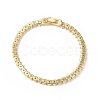 Cubic Zirconia Tennis Bracelet BJEW-L652-24G-02-2