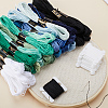 3 Sets 3 Style 6-Ply Polyester Embroidery Floss OCOR-GF0003-41B-4