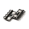 304 Stainless Steel Multi-Strands Magnetic Slide Clasps STAS-P325-05B-2