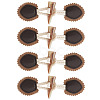 5 Pairs Resin Buttons BUTT-TA0001-48D-1