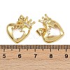 Brass Micro Pave Cubic Zirconia Pendants KK-A269-15G-3