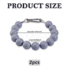 304 Stainless Steel PVC Beadable Key Clasps FIND-WH0199-331-2