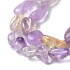 Natural Ametrine Beads Strands G-I351-A11-4