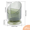 Transparent Plastic Makeup Brush Storage Organizer AJEW-WH0332-33A-2