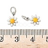 Brass Enamel Charms KK-C110-16B-02P-3