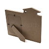 Graduate Theme Wood with Acrylic Rectangle Picture Frame AJEW-D069-01B-2