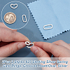2Pcs 2 Styles 925 Sterling Silver Spring Gate Rings STER-UN0001-55-4