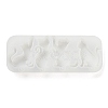 Cat Shape Pendant DIY Silhouette Silicone Mold X1-DIY-K067-02B-3