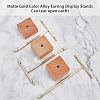 6Pcs 3 Sizes Iron T Bar Earring Display Stands EDIS-FG0001-77-5
