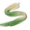 Transparent Gradient Color Glass Beads Strands GLAA-H021-01A-13-1