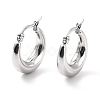 Non-Tarnish 304 Stainless Steel Chunky Hoop Earrings for Women EJEW-F280-06A-P-2
