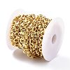 Brass Figaro Chain CHC-D028-17G-4