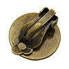 Brass Earring Settings X-KK-J089-AB-2