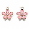 Alloy Enamel Pendants X-ENAM-S121-052D-2